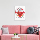 Amaya Family Crest Canvas Afdruk (Insitu (Woonkamer))