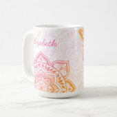 Amaya Mandala 15 oz. Persoonlijke mok (Voorkant links)