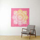 Amaya Mandala Fine Art Tapestry Wandkleed (In Situ (horizontaal))