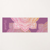 Amaya Mandala Personalized Yoga Mat (Voorkant (horizontaal))