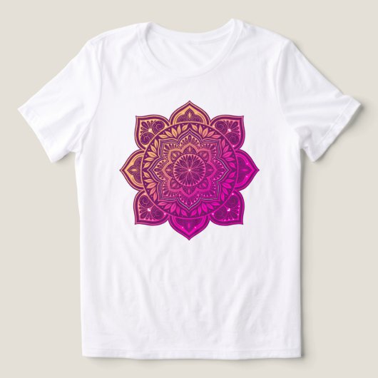 Amaya Mandala Tri-Blend Shirt (Design voorkant)