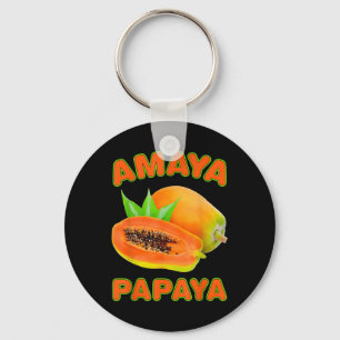 Amaya Papaya Grappig Voor Mannen Vrouwen  Sleutelhanger