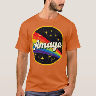 Amaya regenboog in ruimte  grungeStyle T-shirt