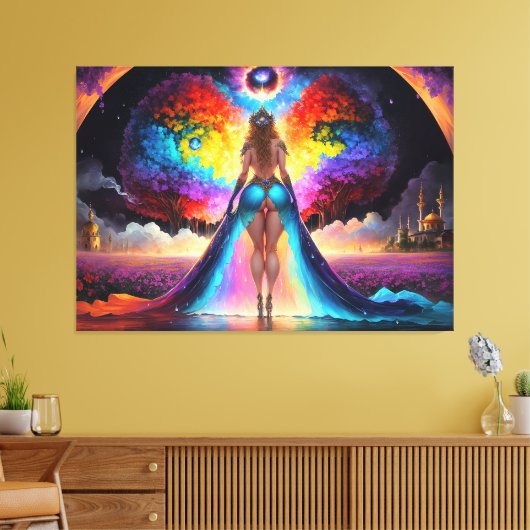 Amaya's Art van Cortical Travel Canvas Afdruk (Insitu (Woonkamer))