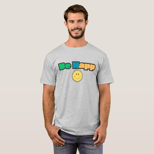 Amaz Happiness Vibes For Tee Shirt (Voorkant volledig)