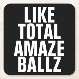 Amaze Ballz Kartonnen Onderzetters