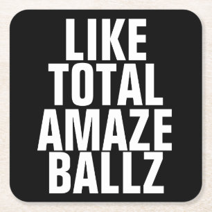 Amaze Ballz Kartonnen Onderzetters
