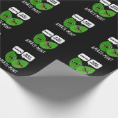 Amaze-mint Funny Mint Leaves Pun Dark BG Cadeaupapier (Hoek)