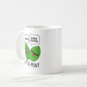 Amaze-mint Funny Mint Leaves Pun Koffiemok (Voorkant links)