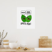 Amaze-mint Funny Mint Leaves Pun Poster (Keuken)