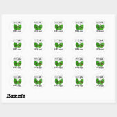 Amaze-mint Funny Mint Leaves Pun Ronde Sticker (Vel)