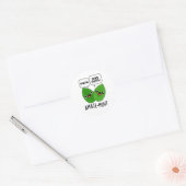 Amaze-mint Funny Mint Leaves Pun Ronde Sticker (Envelop)