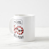 Amaze-mint Funny Peppermint Pun Koffiemok (Voorkant links)