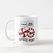 Amaze-mint Funny Peppermint Pun Koffiemok (Links)