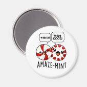 Amaze-mint Funny Peppermint Pun Magneet (Voorkant / Achterkant)