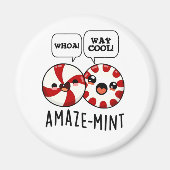 Amaze-mint Funny Peppermint Pun Magneet (Voorkant)