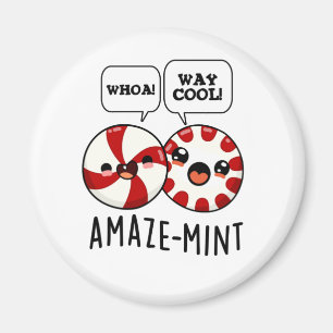 Amaze-mint Funny Peppermint Pun Magneet