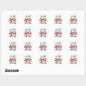 Amaze-mint Funny Peppermint Pun Ronde Sticker (Vel)