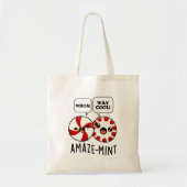 Amaze-mint Funny Peppermint Pun Tote Bag (Voorkant)