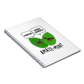 Amaze-mint Grappige Muntblaadjes Woordgrap  Notitieboek (Rechterzijde)