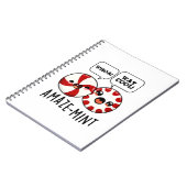 Amaze-mint Grappige Pepermunt Strekking  Notitieboek (Linkerzijde)