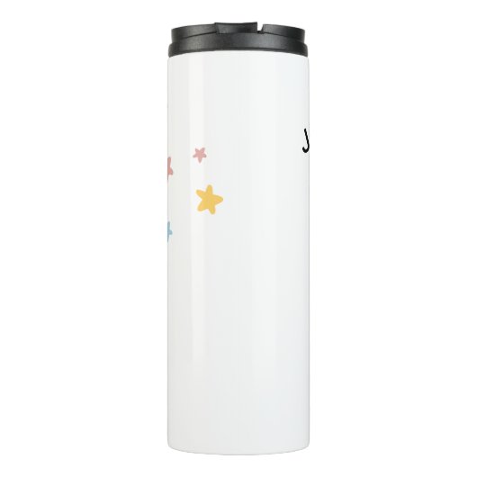 Amazed Boy Illustration Thermosbeker (Achterkant)