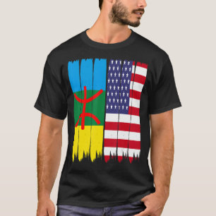 Amazigh American vlag trotse berber kabayle flag a T-shirt