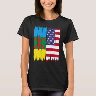 Amazigh American vlag trotse berber kabayle flag a T-shirt