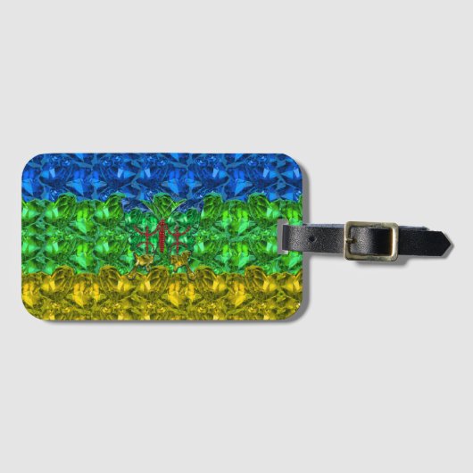 Amazigh Bagagelabel (Voorkant (horizontaal))