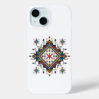 Amazigh Berber Diamant Patroon Hoesje - Colorf