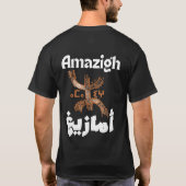 Amazigh, Berber, rif T-shirt (Achterkant)