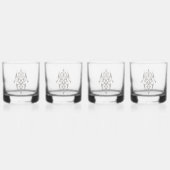 Amazigh  bril whisky glas (Voorkant)