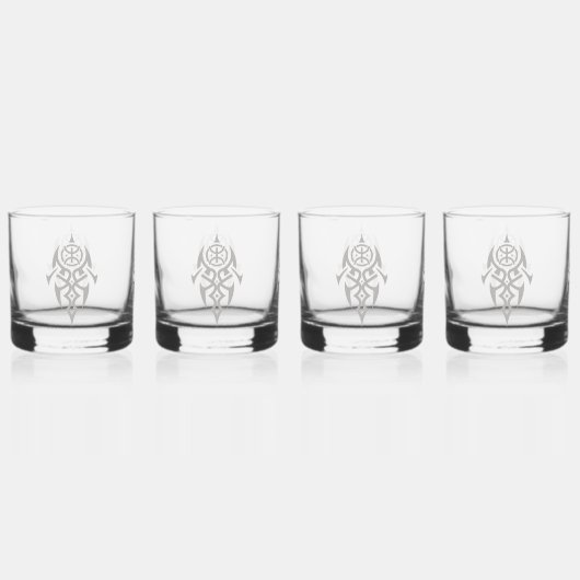 Amazigh  bril whisky glas (Voorkant)