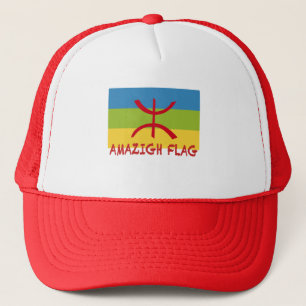 Amazigh flag - berber-Drapeau Amazigh Trucker Pet