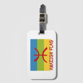 Amazigh flag - berber flag-Drapeau Amazigh Bagagelabel (Voorkant (verticaal))