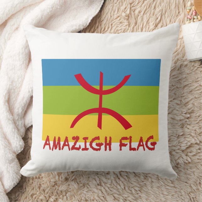 Amazigh flag - berber flag-Drapeau Amazigh Kussen (Deken)