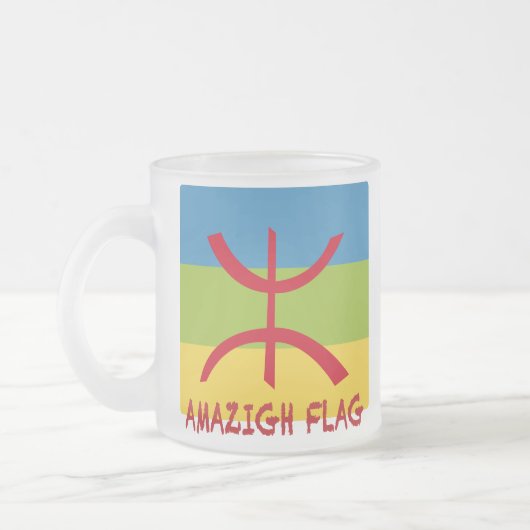 Amazigh flag - berber flag-Drapeau Amazigh Matglas Koffiemok (Links)