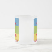 Amazigh flag - berber flag-Drapeau Amazigh Matglas Koffiemok (Center)