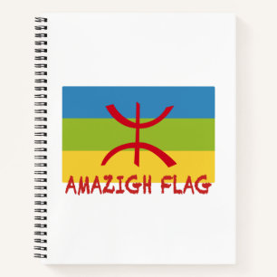 Amazigh flag - berber flag-Drapeau Amazigh Notitieboek