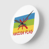 Amazigh flag - berber flag-Drapeau Amazigh Ronde Klok (Hoek)