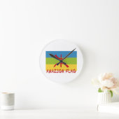Amazigh flag - berber flag-Drapeau Amazigh Ronde Klok (Huis)