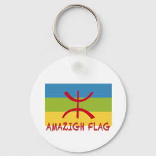 Amazigh flag - berber flag-Drapeau Amazigh Sleutelhanger