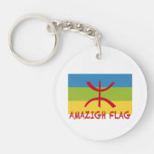 Amazigh flag - berber flag-Drapeau Amazigh Sleutelhanger (Voorkant)