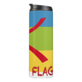 Amazigh flag - berber flag-Drapeau Amazigh Thermosbeker (Geroteerd rechts)