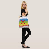 Amazigh flag - berber flag-Drapeau Amazigh Tote Bag (Op model)