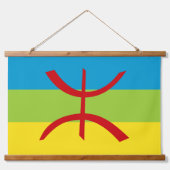 Amazigh Flag Gift Berber Flag Kabyles Hangend Wandkleed (Voorkant)