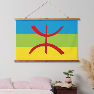 Amazigh Flag Gift Berber Flag Kabyles Hangend Wandkleed