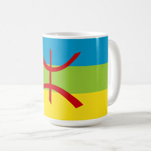 Amazigh Flag Gift Berber Flag Kabyles Koffiemok