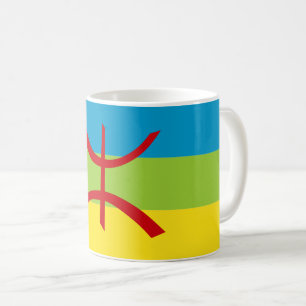 Amazigh Flag Gift Berber Flag Kabyles Koffiemok