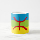 Amazigh Flag Gift Berber Flag Kabyles Koffiemok (Center)